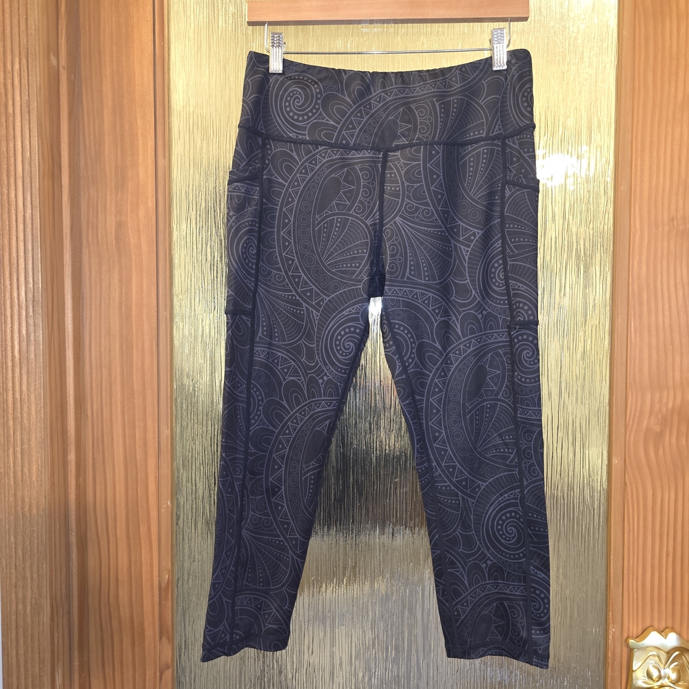 Constantly Varied Gear Black Paisley Women's Cropped Pants